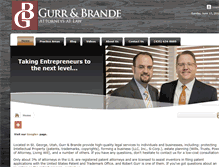 Tablet Screenshot of gurrlaw.com